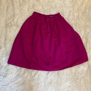 Fuchsia Midi Work Skirt